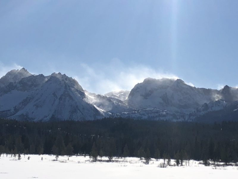 Wind-loading in the Northern Sawtooths. 