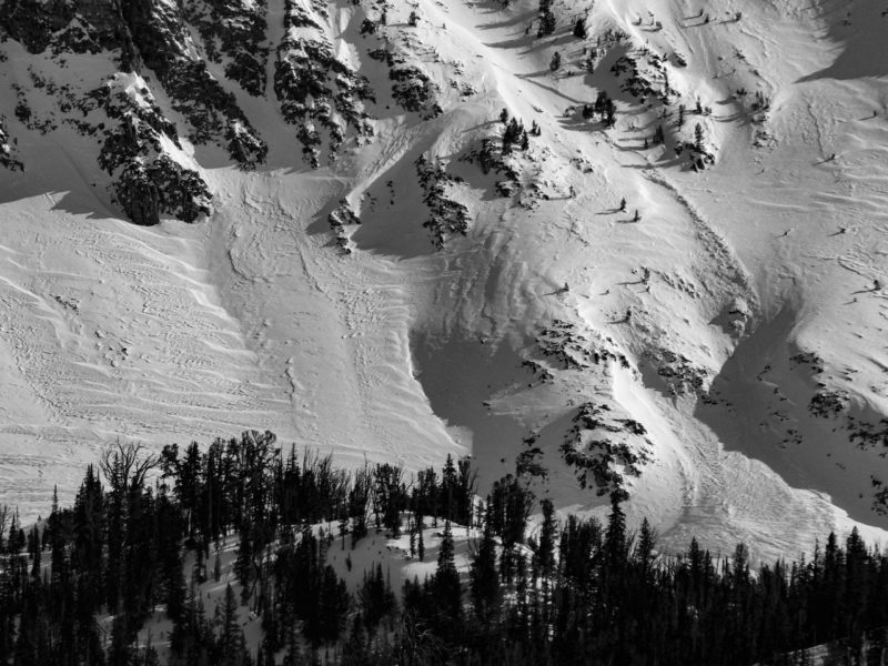 This slab avalanche failed on a NW-facing slope around 10,000' on Washington Pk in the White Clouds. 