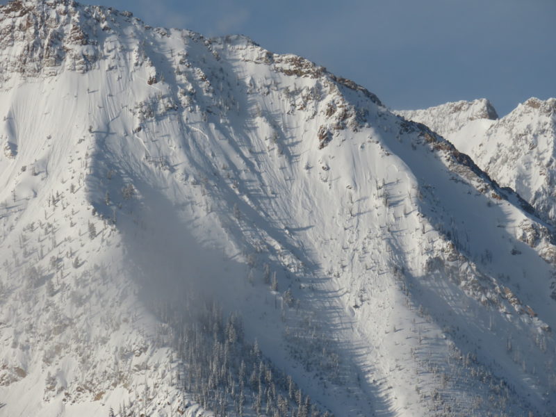 Very large natural avalanche on 