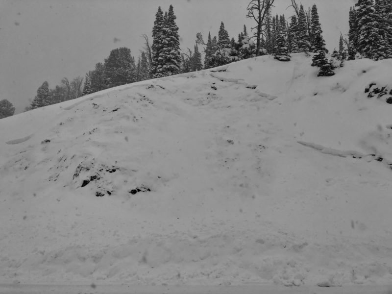 Avalanche above the very top of Galena Summit that occurred between 11am and 4pm on Dec 1. May have been plow-triggered or occurred naturally.