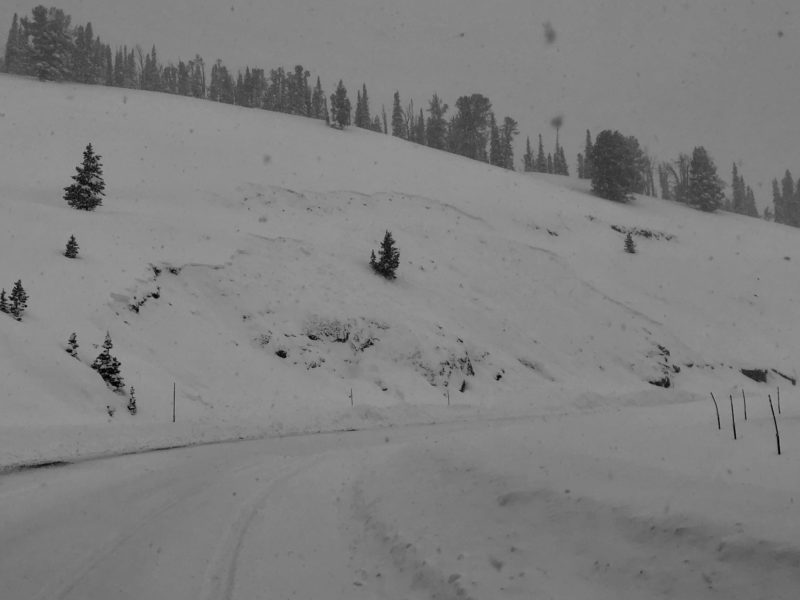 Avalanche above the Titus Lake Th near the top of Galena Summit that occurred between 11am and 4pm on Dec 1. May have been plow-triggered or occurred naturally.