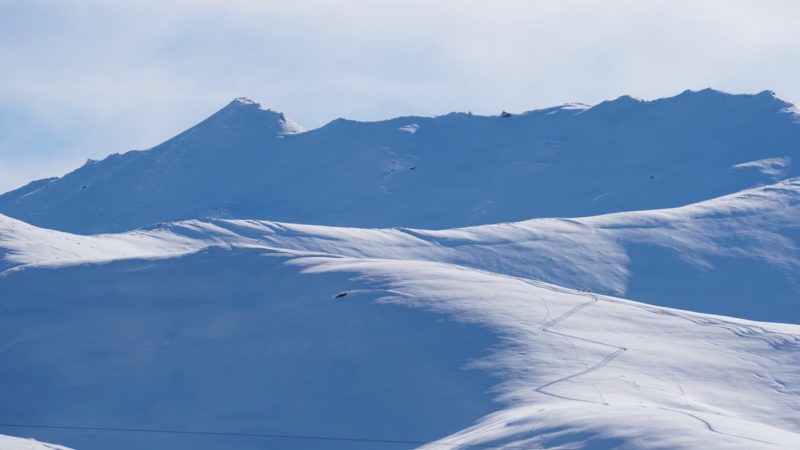 Natural avalanches in Colorado Gulch. 