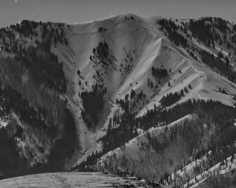 (3/5/23) This large avalanche occurred on a NE slope at 8400' likely failing on a persistent weak layer.