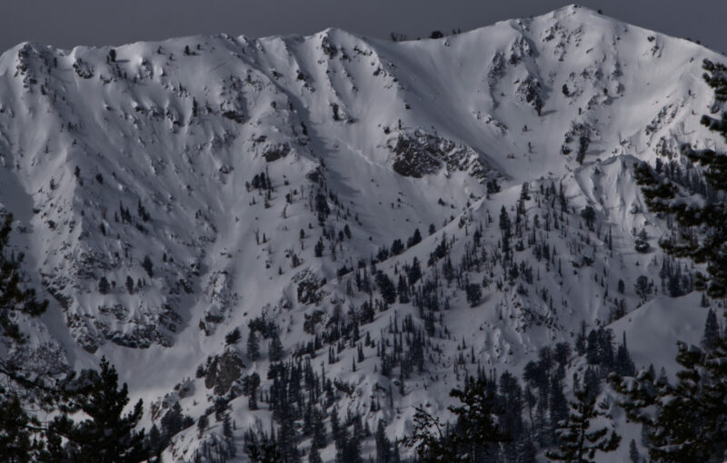 (3/11/23) Two large persistent slab avalanches on easterly aspects at 9700'. 