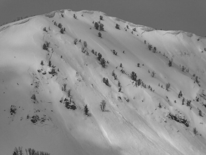 Large avalanches at the head of Apollo Ck. SE and E aspects between 9,400'-9,700'.
